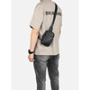 First layer cowhide chest bag men's mini crossbody bag