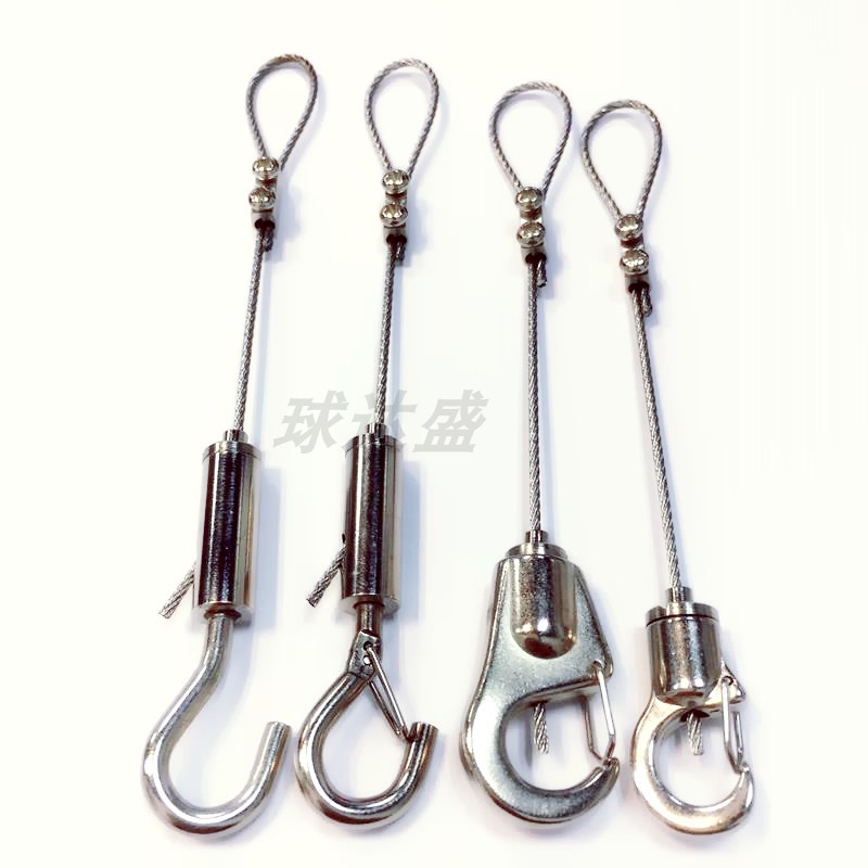 钢丝绳卡紧器紧绳器天花板紧固器钢丝绳吊码室内吊件锁线器 - 图0