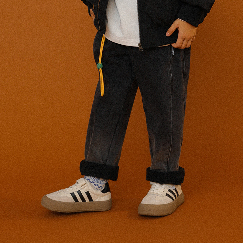 【晚安系列】TYAKASHAKIDS塔卡沙童装裤子男女童加绒加厚牛仔长裤,淘宝优惠券,粉丝福利购,淘宝优惠卷