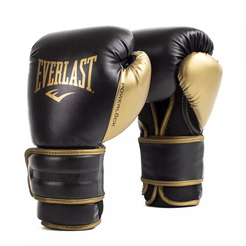 EVERLAST Powerlock2 拳击手套成人专业训练拳套男女散打拳击拳套 - 图0