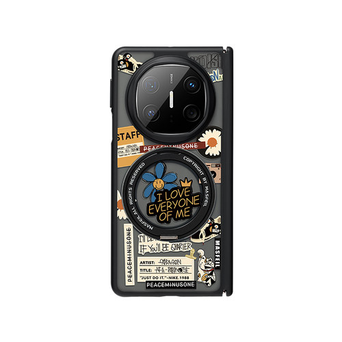 MASFEIL × INS便签适用于华为matex6手机壳折叠屏新款matex7典藏版保护套x3带磁吸支架X5超薄网红高级感 - 图0