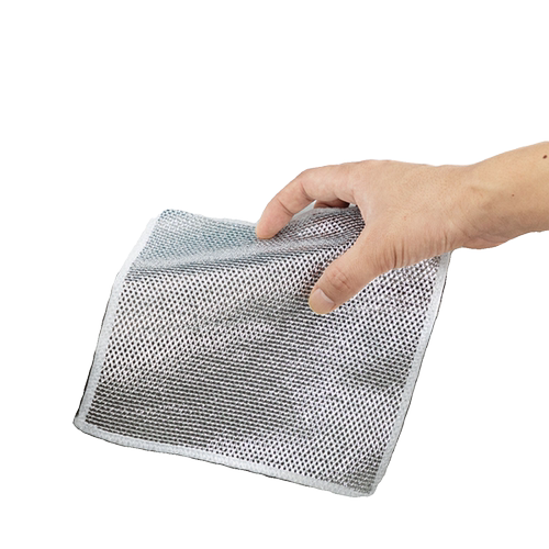 钢丝双面抹布金属丝洗碗清洁网格厨房刷锅速干沾油易清洗除垢灶台 - 图3