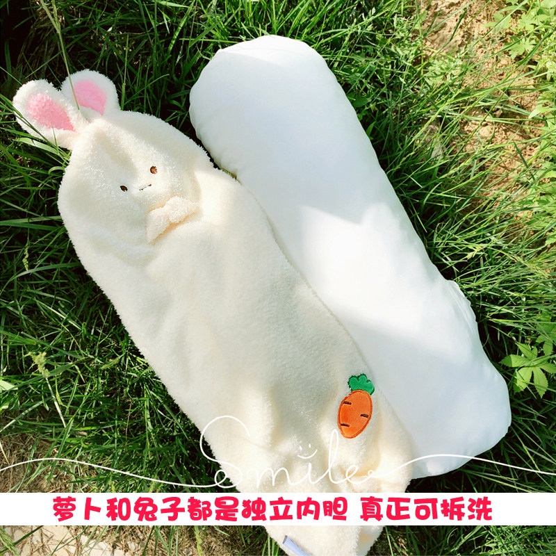 可爱胡萝卜长条枕毛绒 千百意玩具毛绒布艺类玩具