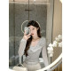 JustQin Mint Guava 2026 New Spring Dress Slim Sexy Sweatshirt ເທິງຂອງແມ່ຍິງ