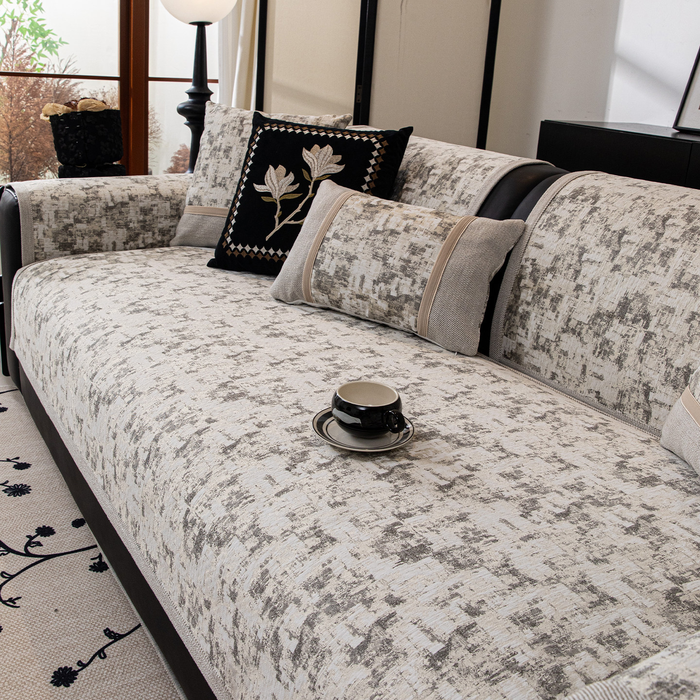 2025新款法式沙发垫四季通用防滑雪尼尔高级感防猫抓沙发套罩盖布,淘宝优惠券,粉丝福利购,淘宝优惠卷