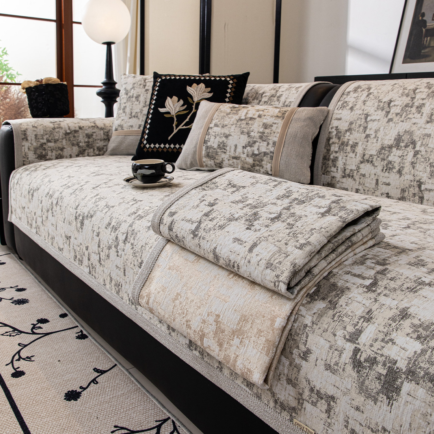 2025新款法式沙发垫四季通用防滑雪尼尔高级感防猫抓沙发套罩盖布,淘宝优惠券,粉丝福利购,淘宝优惠卷