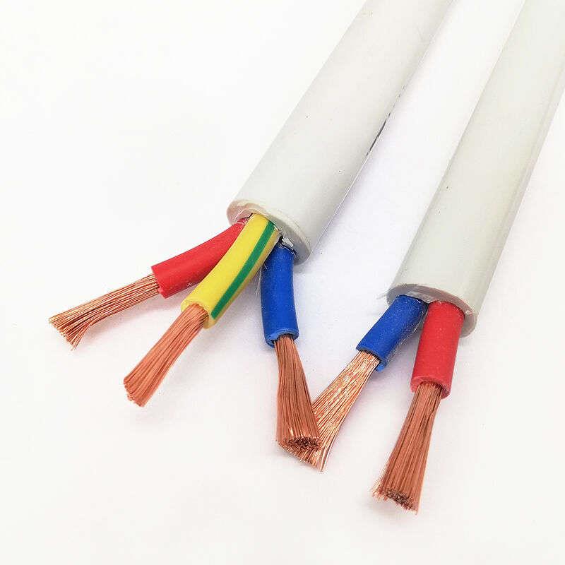 国标纯铜电线家用2芯3芯4芯白色RVV软护套线1.52.54平方电缆线2芯 - 图2