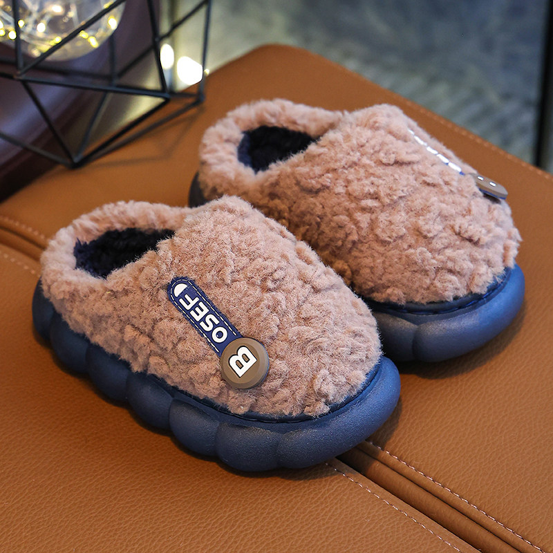 儿童棉拖鞋男女童秋冬季室内软底防滑毛毛鞋公主宝宝亲子家居棉鞋,淘宝优惠券,粉丝福利购,淘宝优惠卷