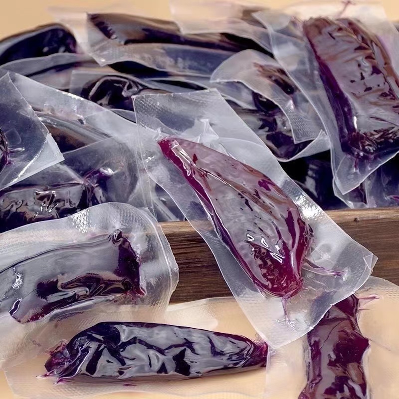 【吃遍天】独立真空带皮小香薯干+紫薯干连城红心地瓜干特产