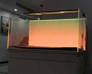 水族馆鱼缸背景灯板led造景亚克力超薄定制草缸双白光ADA效果灯板