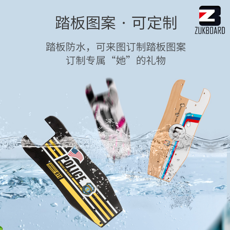 zukboard出口电动滑板车mini儿童折叠便携超轻女士小型站骑 - 图1