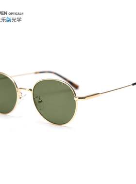 LeSeven金属墨镜防紫外线复古百搭潮流时尚轻奢圆框太阳镜Unbound