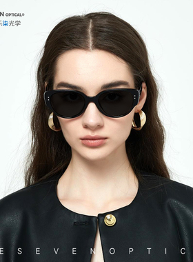 LeSeven墨镜女高级感偏光时尚猫眼太阳镜Capricorn