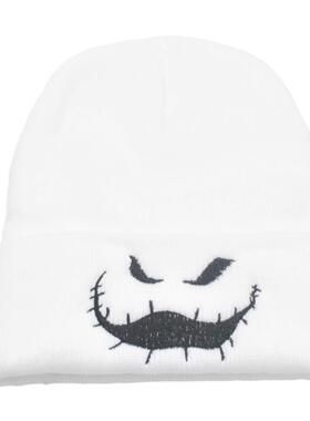 Christmas Knitted Hat Halloween Ghost Face Hat圣诞节针织帽