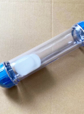DIY自由填充柱树脂滤芯超纯水抛光柱麦饭石矿化小T33外壳透明外壳