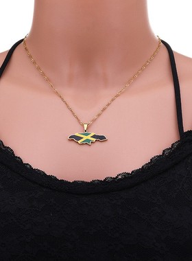 MapofJamaicneckl牙买