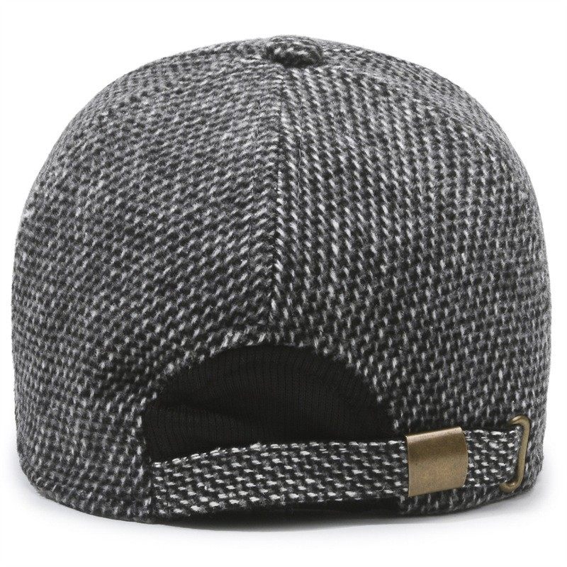 【秋冬季带护耳】加绒加厚棒球帽中老年人鸭舌帽帽子保暖男棒球帽,淘宝优惠券,粉丝福利购,淘宝优惠卷