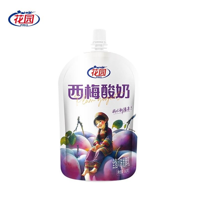 花园袋装酸奶160克*12袋酸奶全脂风味低温发酵乳新疆酸奶新疆直发,淘宝优惠券,粉丝福利购,淘宝优惠卷