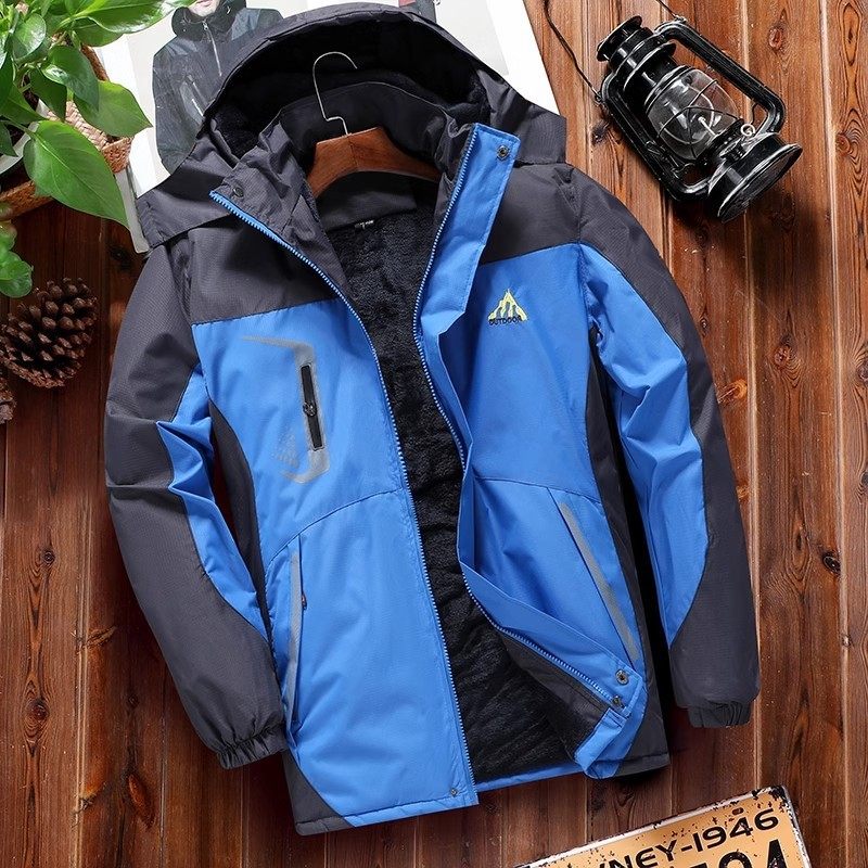 冲锋衣男加绒加厚棉袄秋冬季防风防水棉衣冬装外套防寒保暖棉服男,淘宝优惠券,粉丝福利购,淘宝优惠卷