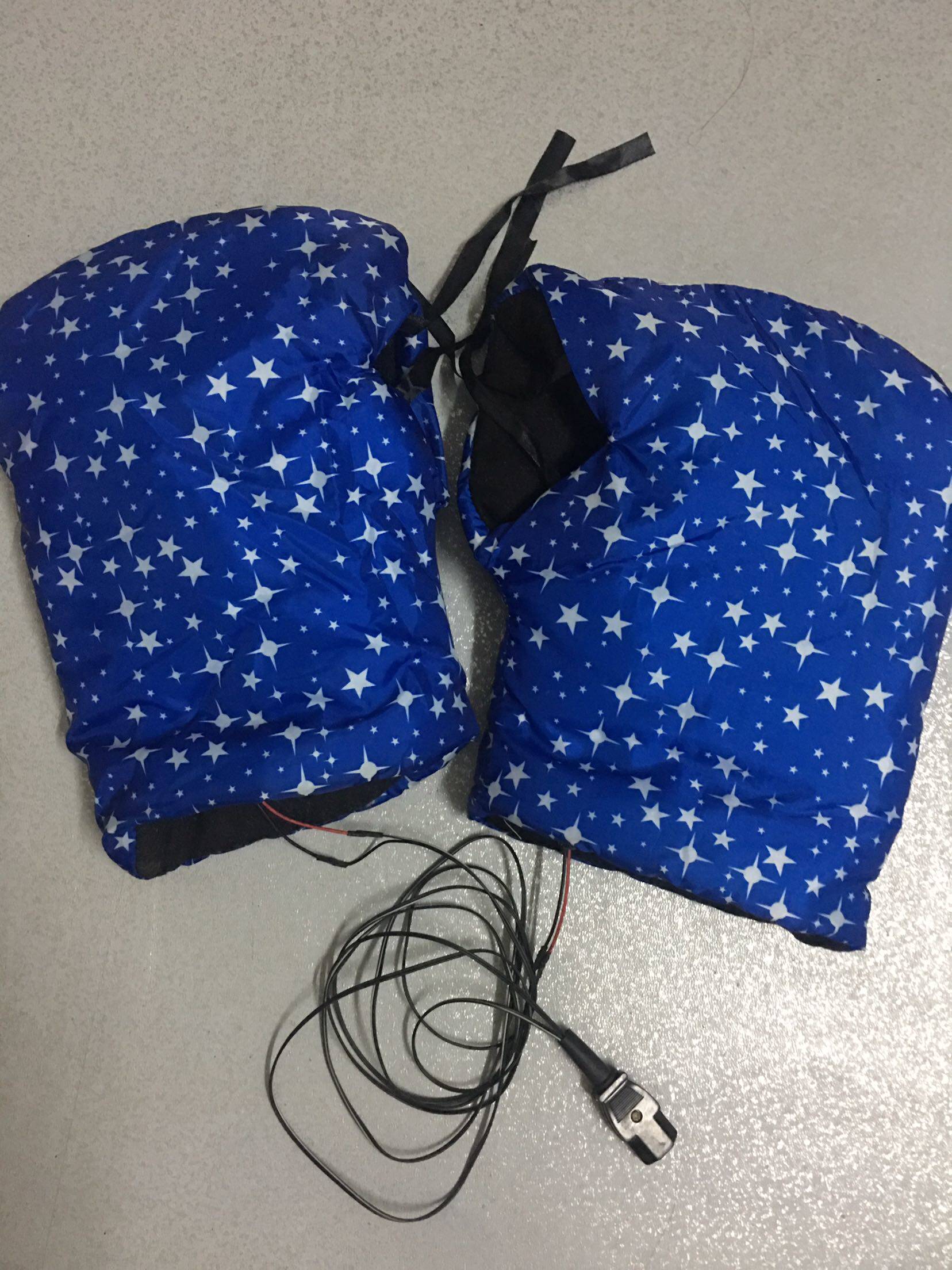 冲钻冲冠电动车摩托车电热手套套电暖手把套保暖防寒12v48v60v72v