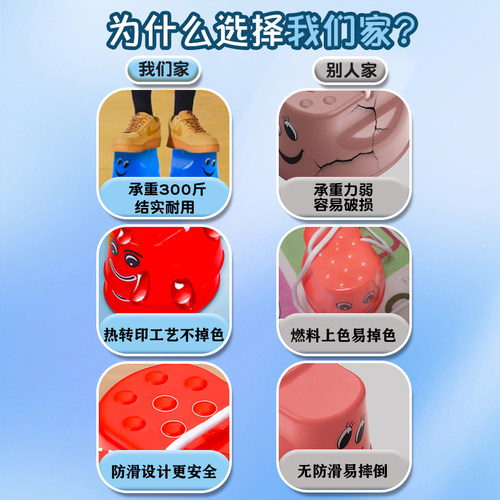 儿童踩高跷幼儿园感统器材家用小孩平衡前庭训练户外体能运动玩具 - 图3