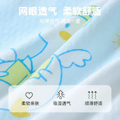 木木屋婴儿连体衣夏季薄款男女宝宝纯棉哈衣爬服睡衣新生儿衣服 图片 4