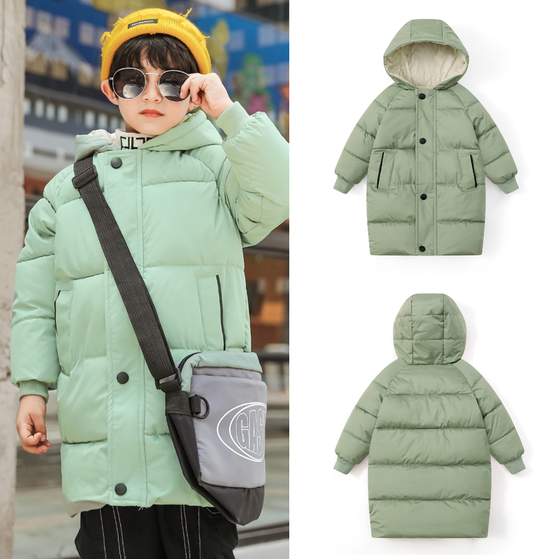 木木屋儿童男童冬季加厚棉服新款中大童冬装羽绒棉衣外套男孩棉袄
