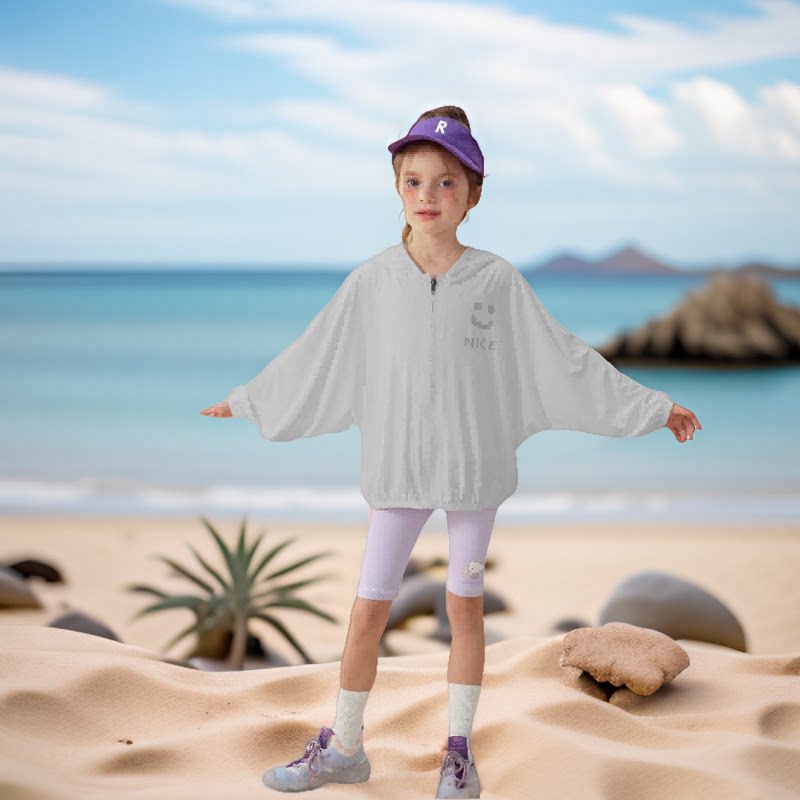 木木屋儿童防晒衣防紫外线冰丝凉感防晒衫男童轻薄外套女童防晒服