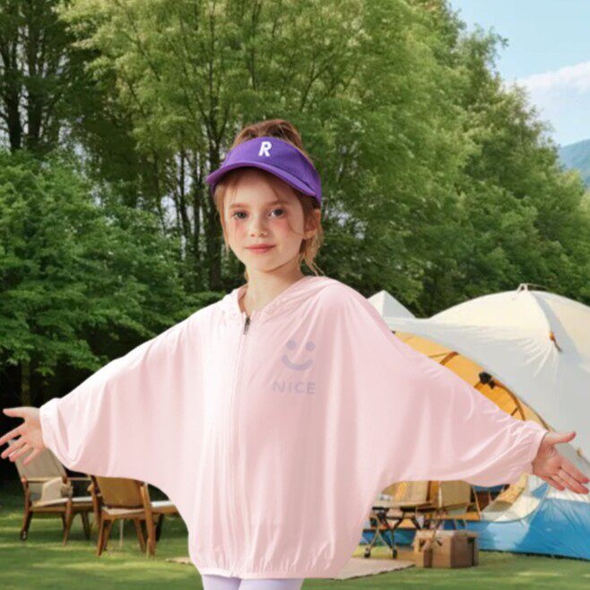 木木屋儿童防晒衣防紫外线冰丝凉感防晒衫男童轻薄外套女童防晒服