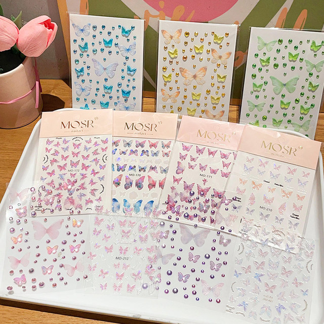 Kids Face Makeup Butterfly Fairy Stickers