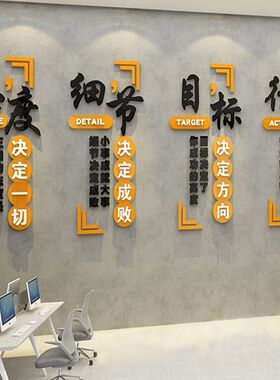 办公室会议室企业文化励志标语