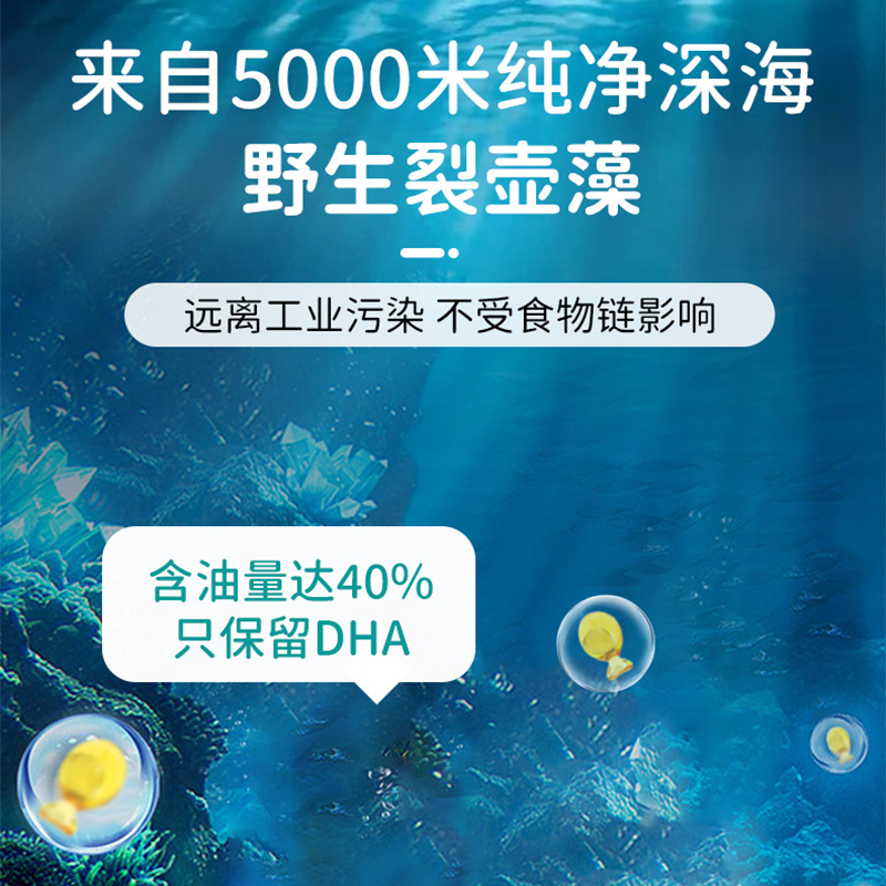 bio island婴幼儿dha藻油60粒胶囊 bioislandCW海外DHA/核桃油