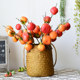 Pastoral hand-woven living room decorative flower basket