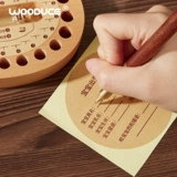 Древесина - это лиственная коробка зодиака, девочка, мальчик, ребенок, ребенок, меняющая коробку для хранения меха зубной шины, чтобы сохранить коллекцию