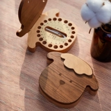 Древесина - это лиственная коробка зодиака, девочка, мальчик, ребенок, ребенок, меняющая коробку для хранения меха зубной шины, чтобы сохранить коллекцию