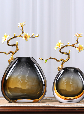 珐琅彩+琉璃中式玄关客厅