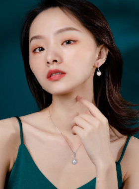 珍珠项链妈妈款吊坠单颗2021年新款女夏纯银时尚款送妈妈七夕礼物