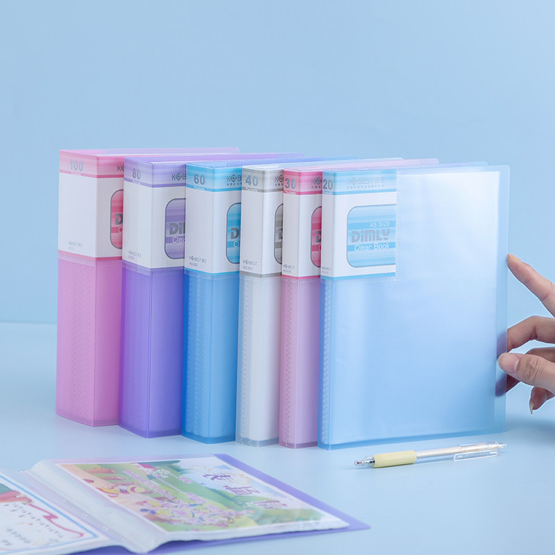 a5文件夹收纳册小号票据收纳A5文件册学生整理生字卡册分类插页袋,淘宝优惠券,粉丝福利购,淘宝优惠卷