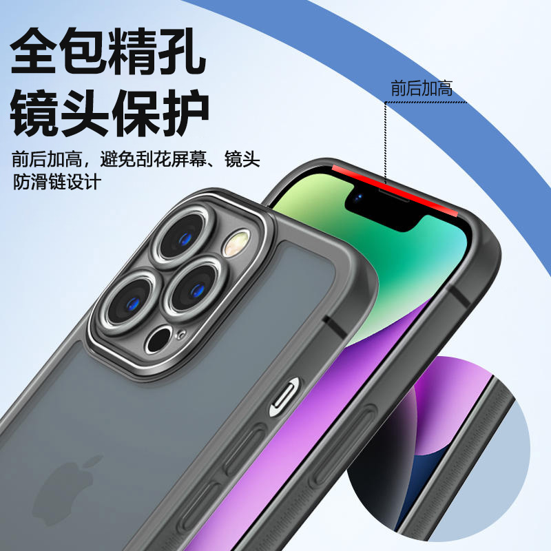 适用iqoou3手机壳新款vivoiqu3x自带镜头膜爱酷u1x透明超薄保护套iq00u5e全包防摔硅胶软壳男高级感女简约 - 图3