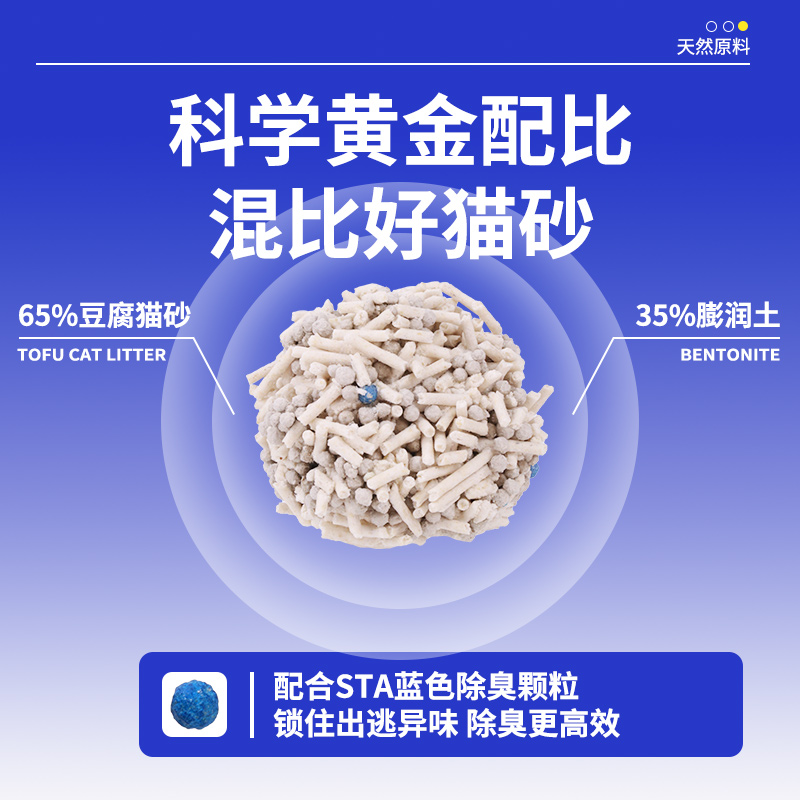 混合豆腐猫砂除臭无尘活性炭豆腐砂猫咪用品大袋10公斤沙20斤包邮 - 图0