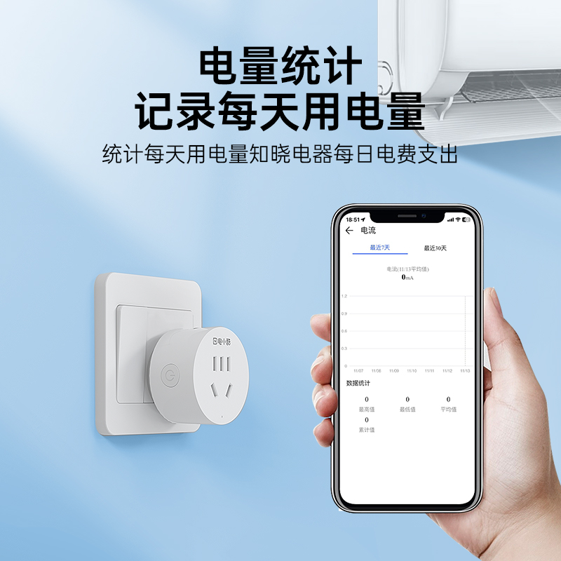 Gosund电小酷智能插座wifi无线远程开关定时鸿蒙智联电量统计10a - 图2