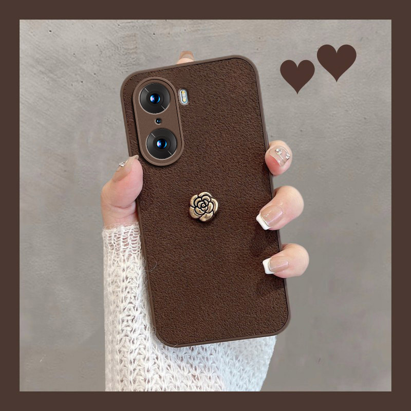 适用于华为荣耀60手机壳60pro新款女lsa一an00曲屏p60por可爱pr0复古六零曲面屏六十个性创意6o全包防摔anoo - 图1