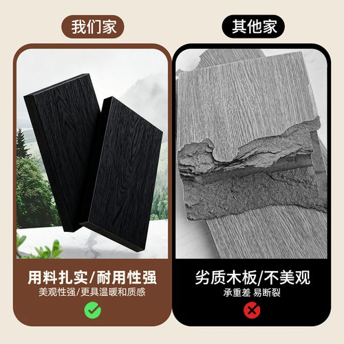 萨卡达中古零食小推车置物架客厅移动复古餐车落地分层收纳柜架子 - 图2