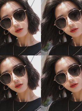 大脸偏光新款潮女士近视太阳眼镜