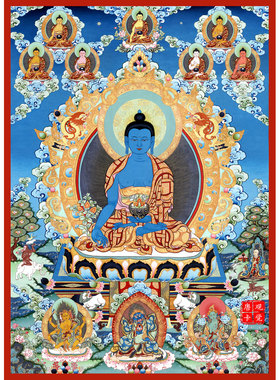 观觉唐卡超高清复刻唐卡装饰挂画