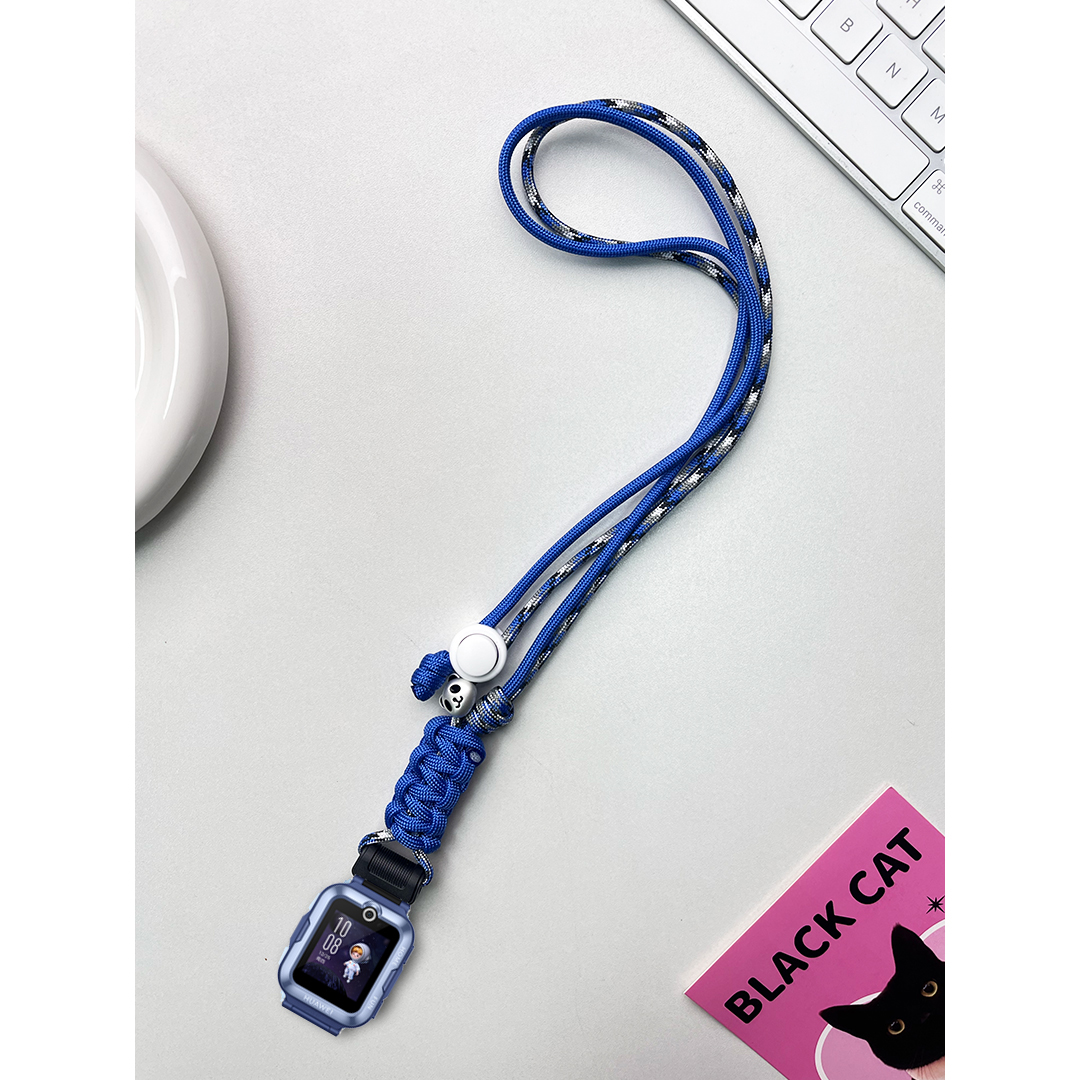 18色手工编织挂绳适用于华为儿童电话手表5X/5Xpro卡通挂脖挂绳活力版4X/4Pro/3X/3Pro/3S调节手表配件新耀版 - 图3