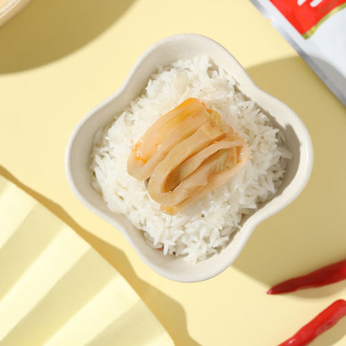 味聚特下饭菜71g/袋清淡榨菜爽口菜芯早餐学生不辣配粥下饭小咸菜 - 图1