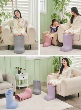 家用儿童泡脚桶过膝泡脚桶保温高深桶省水轻便环保按摩养生足浴桶