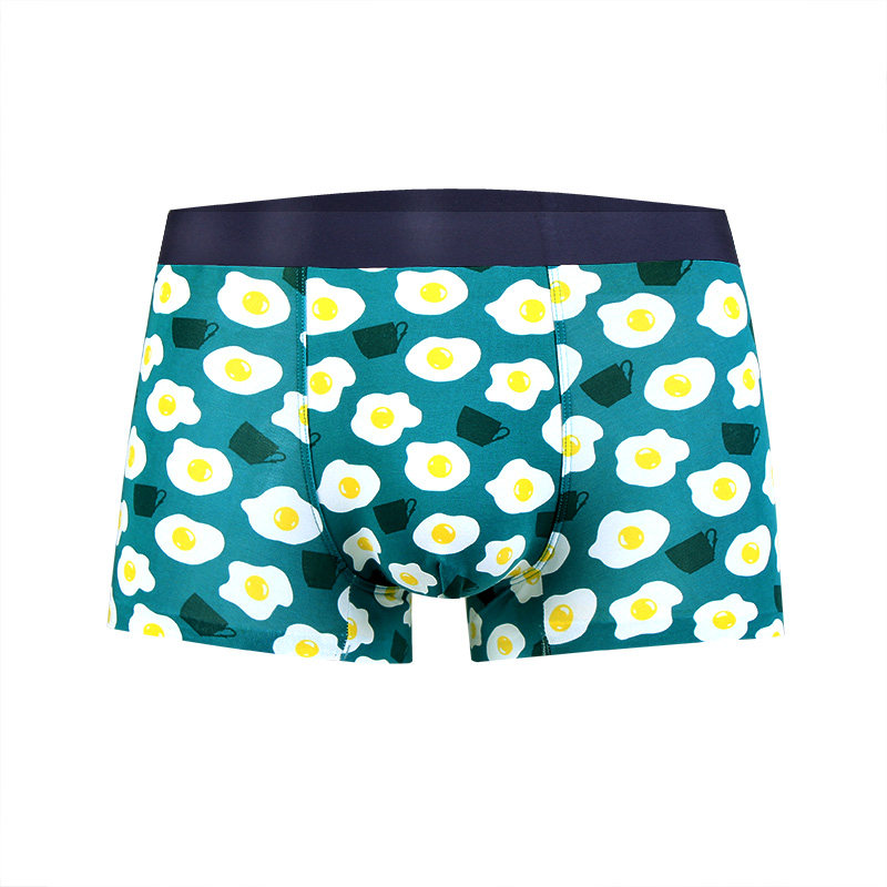 男士冰丝夏季透气纯棉裆四角裤头 英第爱纳服饰内裤