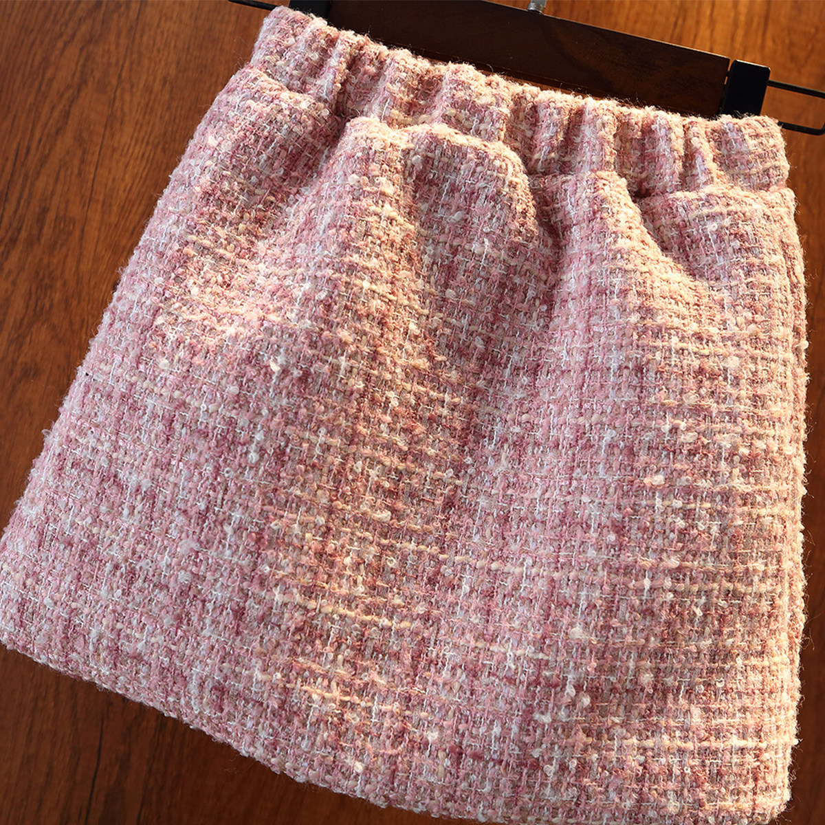 女童小香风夹棉套装秋冬款2025儿童洋气时髦外套半身裙公主两件套,淘宝优惠券,粉丝福利购,淘宝优惠卷